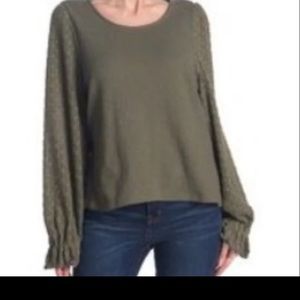 MADEWELL Texture & Thread Eyelet Mix Ruffl…